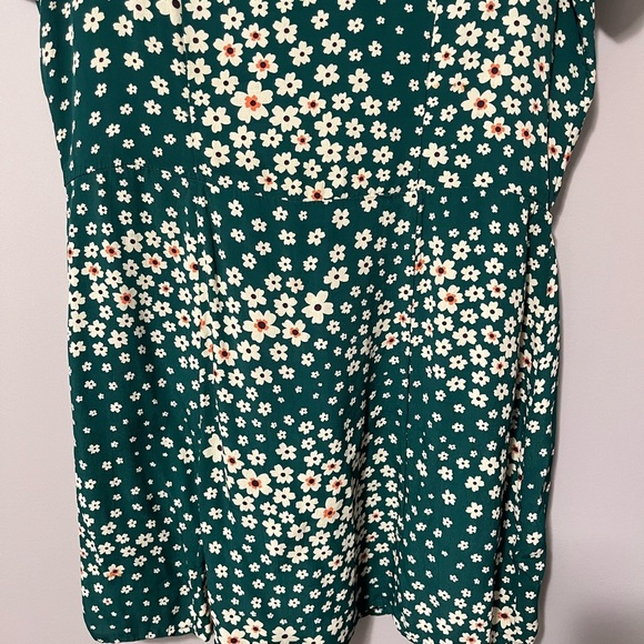 RVCA Camille Rowe Lido Floral Midi Short Sleeve Dress - Picture 8 of 15